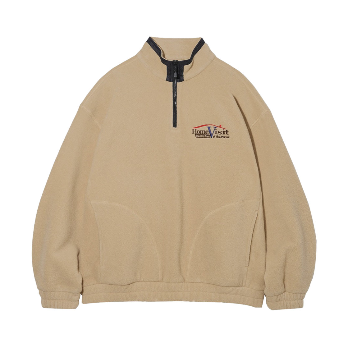 - Teket Cocooning Fleece Pullover Beige