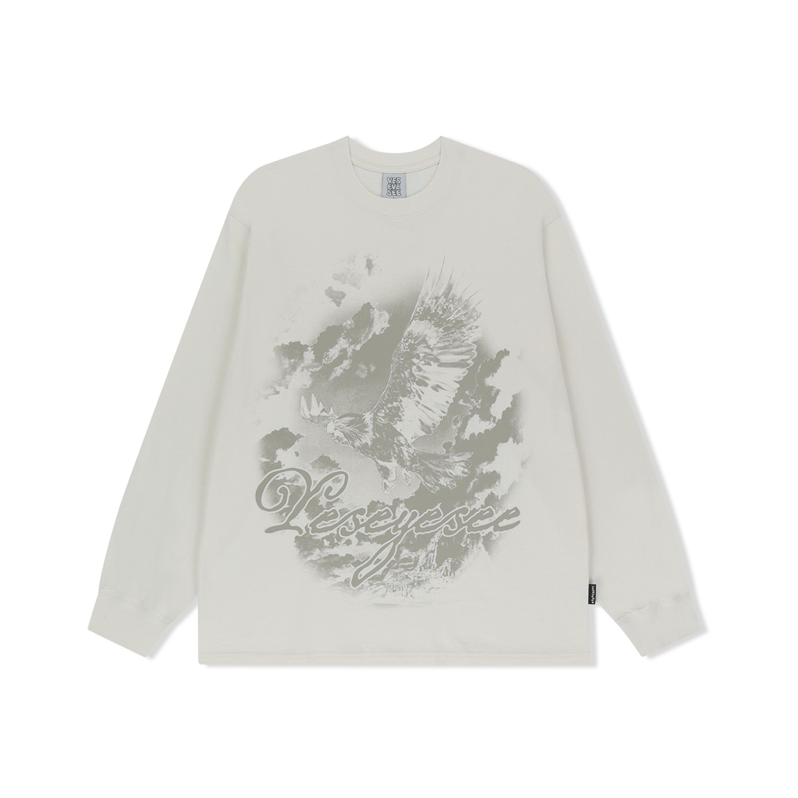 YS253TTSLT02OWT YESEYESEE Flying Eagle L/S Off White