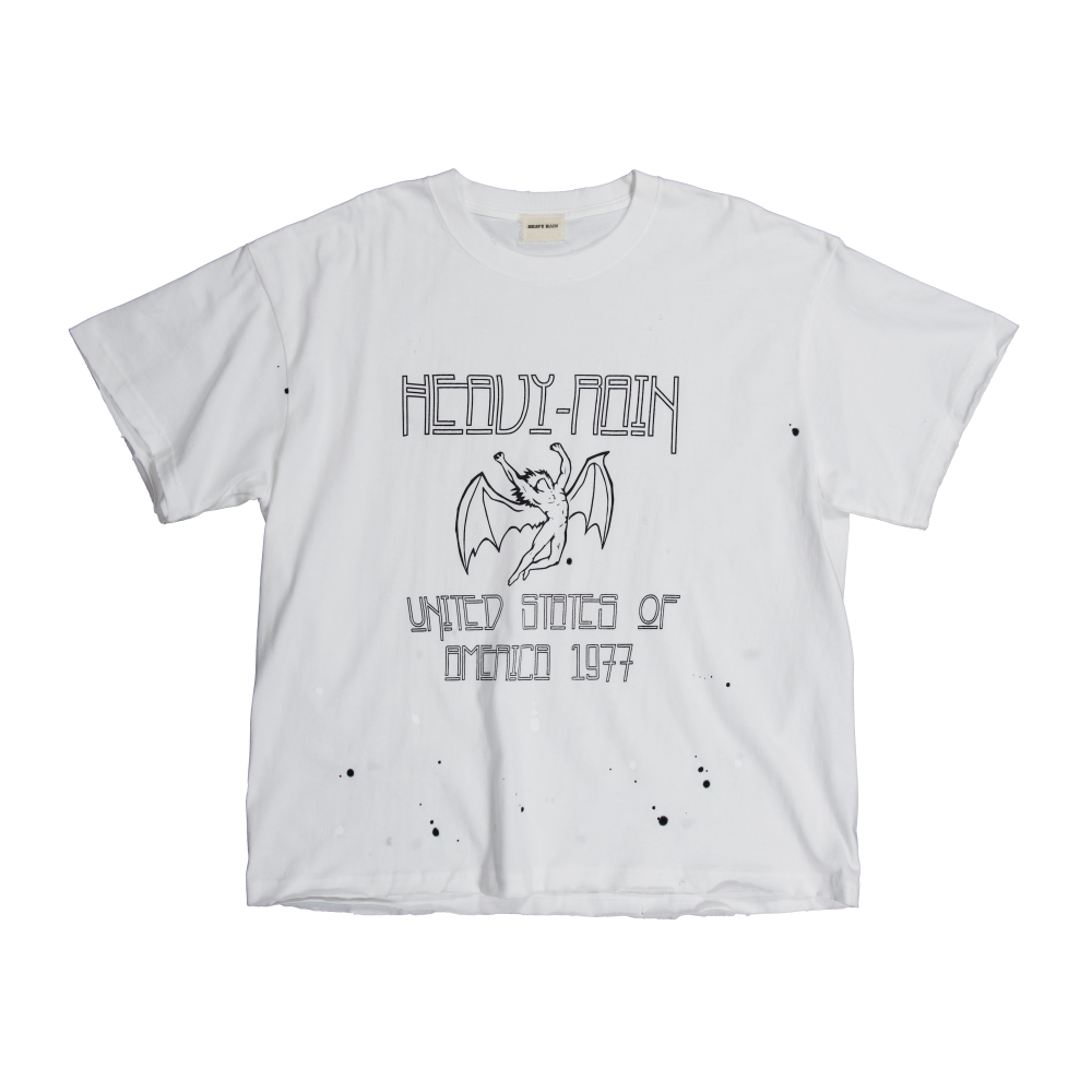 25H-T001 Resurrection13 Vintage T-shirt Zaplin White