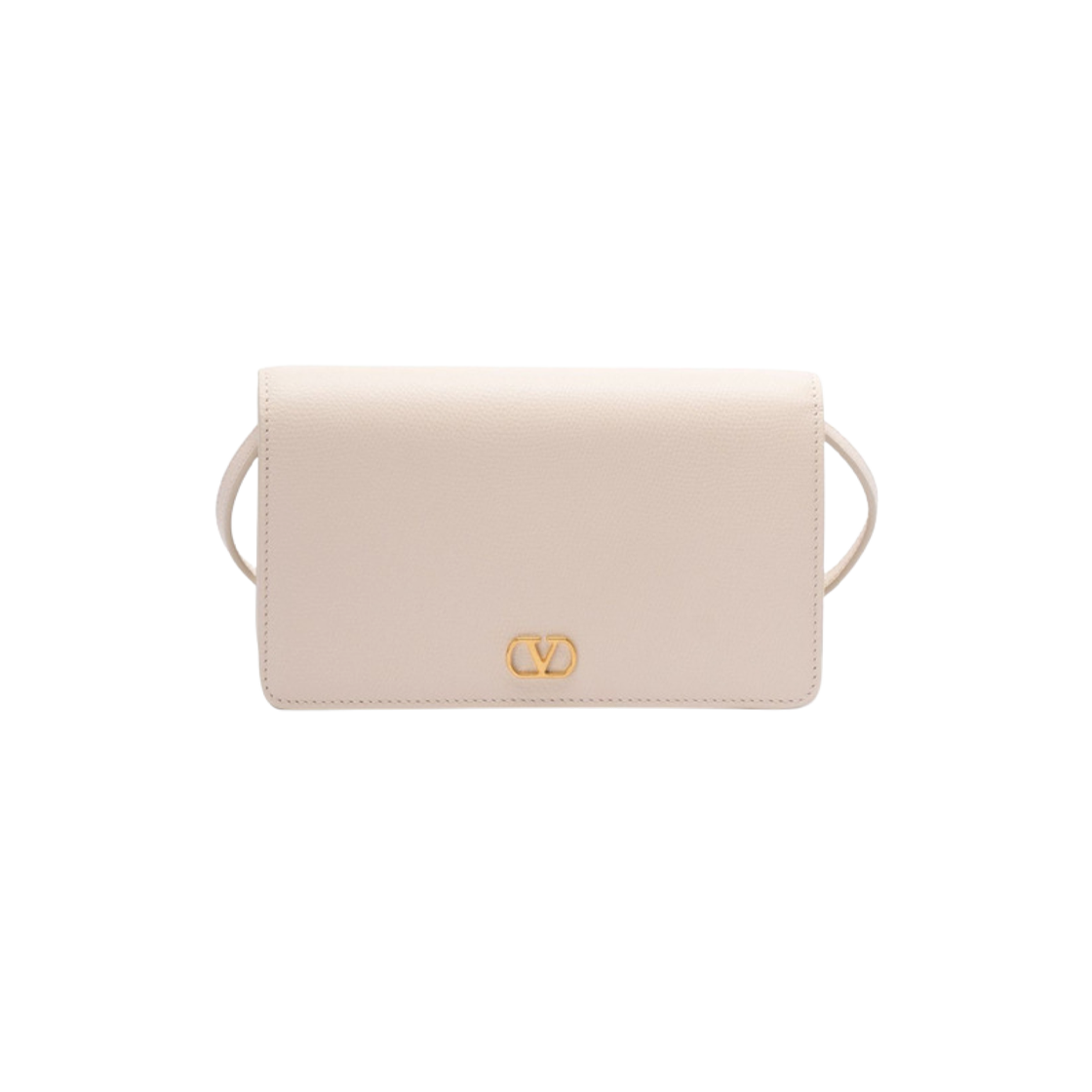 P0AK8SNPI16 Valentino Vlogo Signature Shoulder Bag Ivory