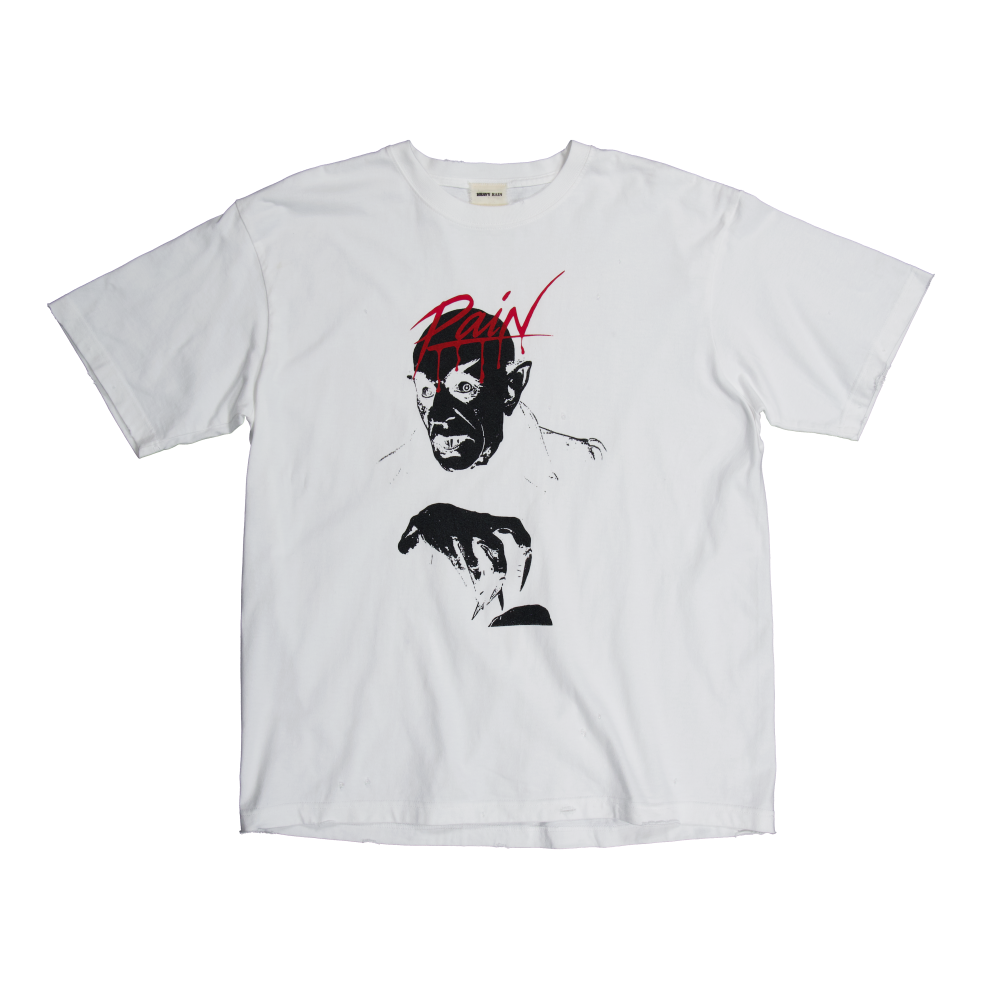 25H-T004 Resurrection13 Vintage T-shirt Slash White