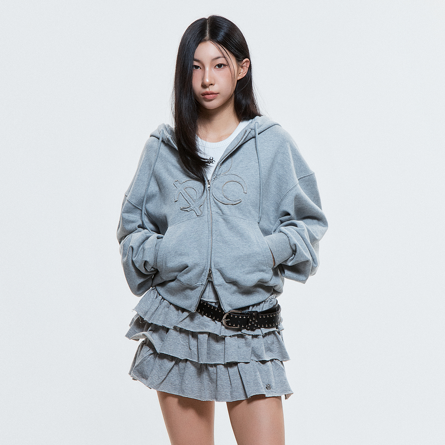 디오스피스 투투 코튼 스커트 팬츠 그레이(DAUSPICE Tutu Cotton Skirt Pants Gray) - 3