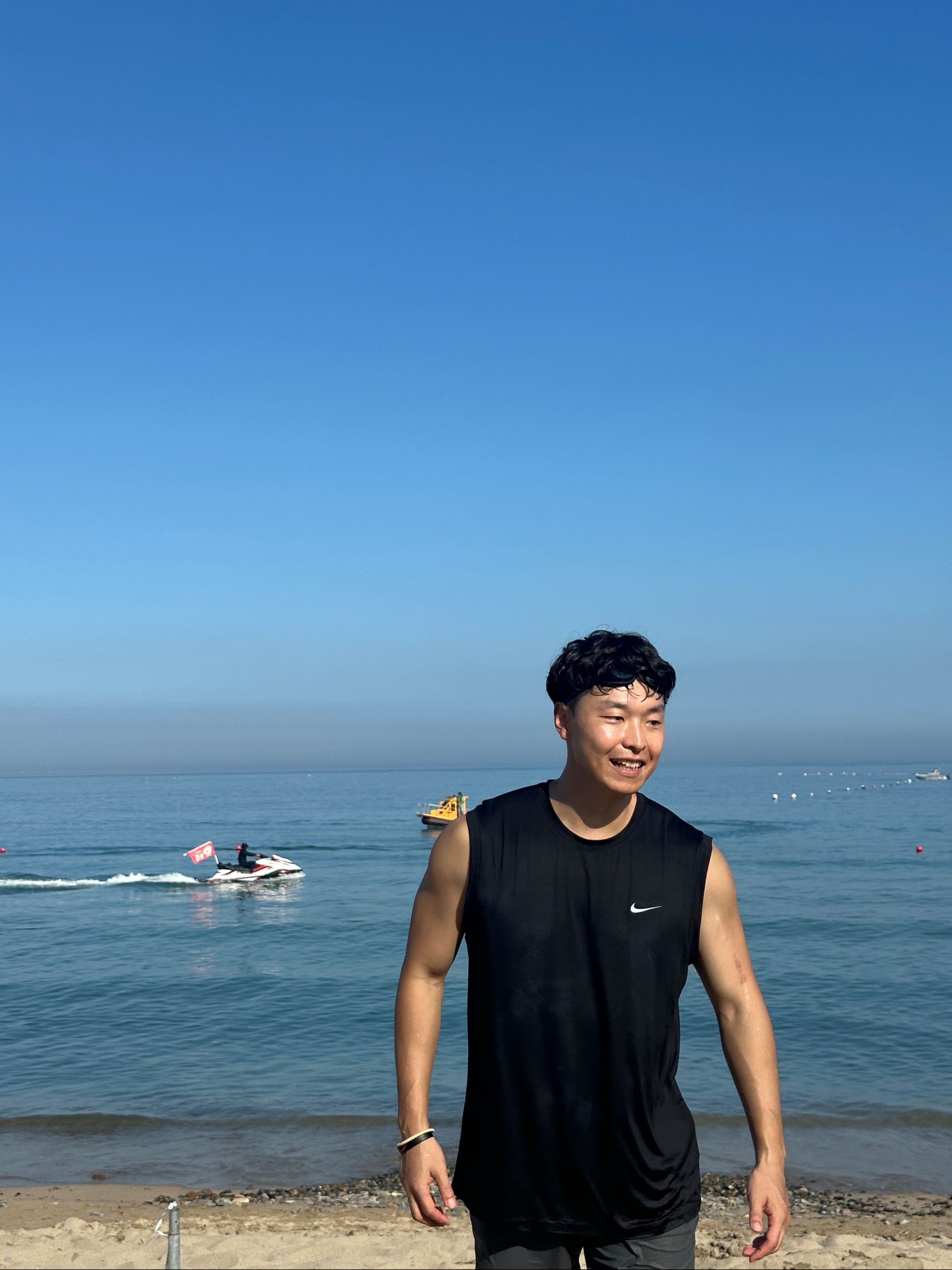 Nike Dri-Fit Legend Sleeveless Fitness T-Shirt Black - Asia 착용 스타일 - 1