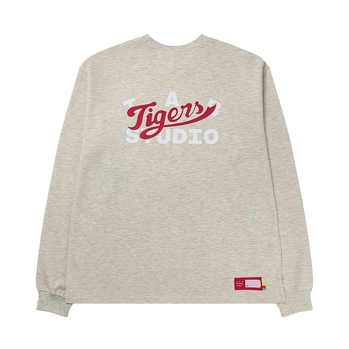 기아 타이거즈 x 아이앱 스튜디오 더블 로고 롱슬리브 아이보리(Kia Tigers x IAB Studio Double Logo Long Sleeve Ivory)