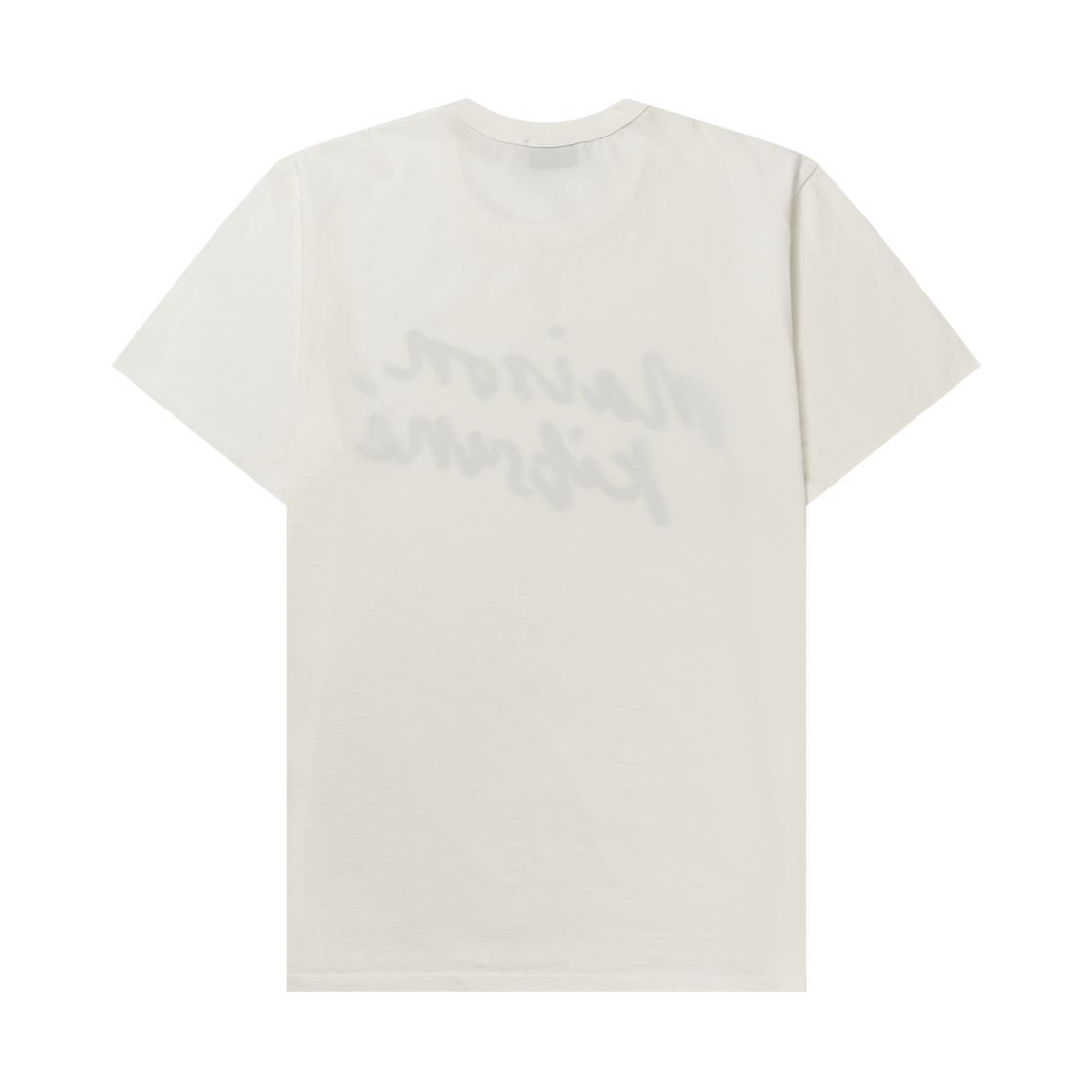 메종 키츠네 핸드라이팅 클래식 티셔츠 라떼(Maison Kitsune Handwriting Classic T-Shirt Latte) - 2