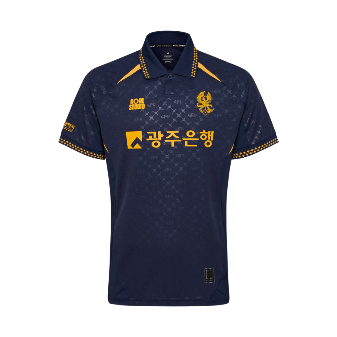 골 스튜디오 GFC 25 어센틱 3rd 필드 게임 탑 다크 네이비 (논 마킹 버전)(Goal Studio GFC 25 Authentic 3rd Field Game Top Dark Navy (Non Marking Ver.))