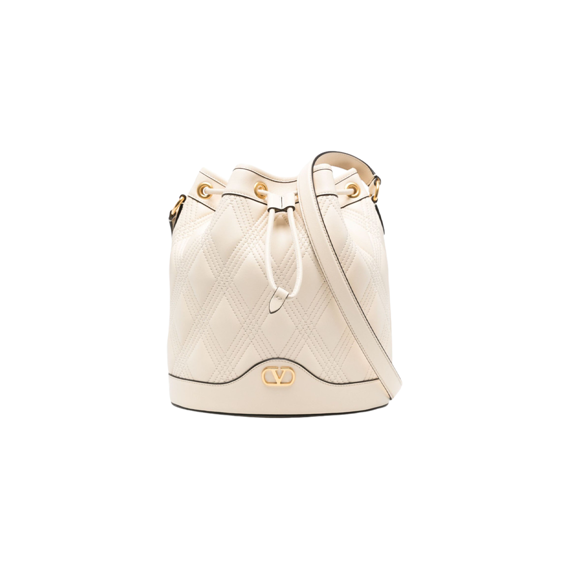 B0R01MICREN Valentino Quiltie 67 Shoulder Bag White