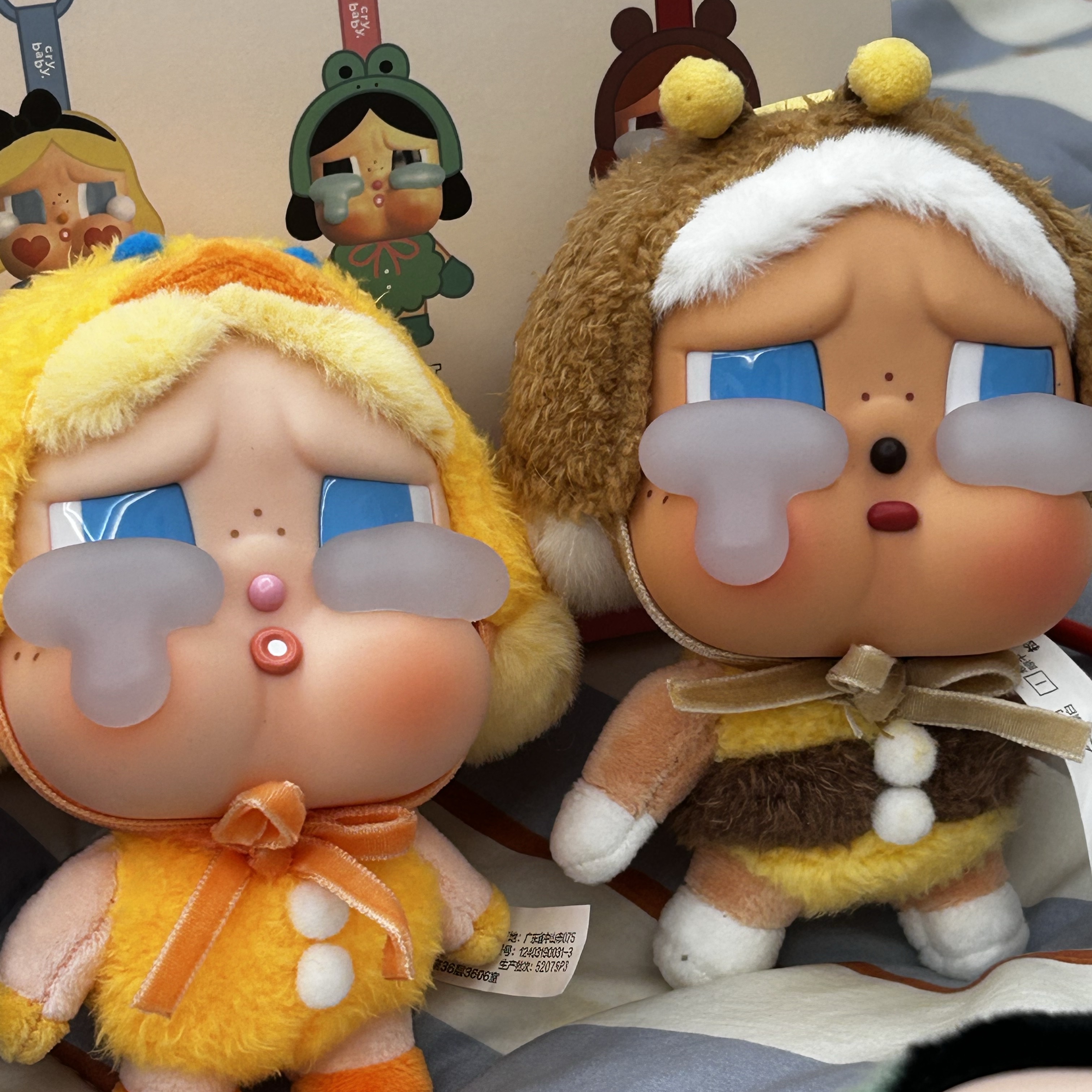 Pop Mart Crybaby Crying Again Series Plush Keyring Sealed Case (6 Blind Boxes) 착용 스타일 - 5
