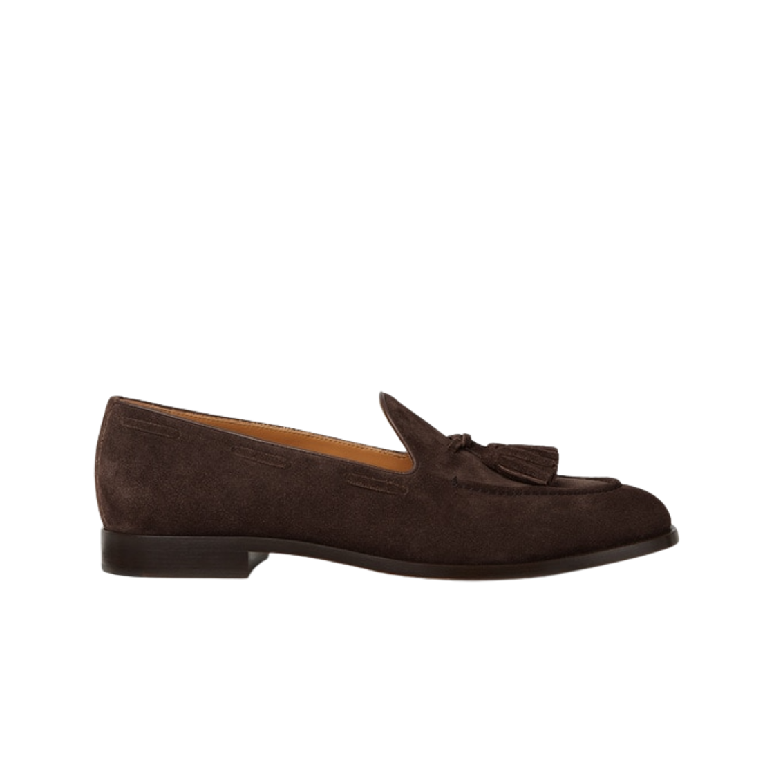 FAP6766-H026 Loro Piana Serge Walk Loafers Chocolate