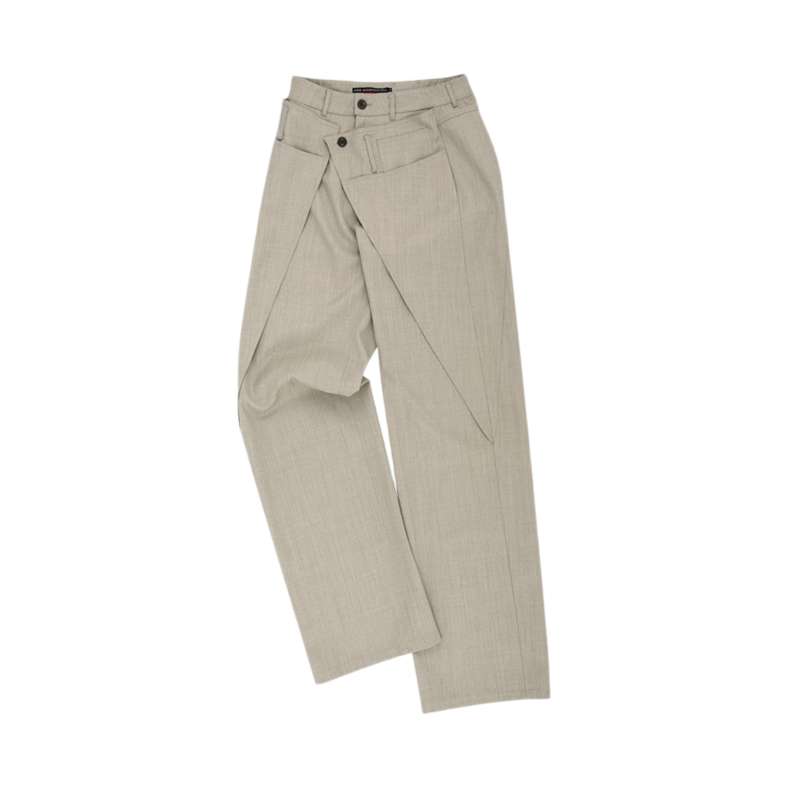 apa857w(BEIGE) ADSB ANDERSSON BELL Wool Wrap Pants Beige