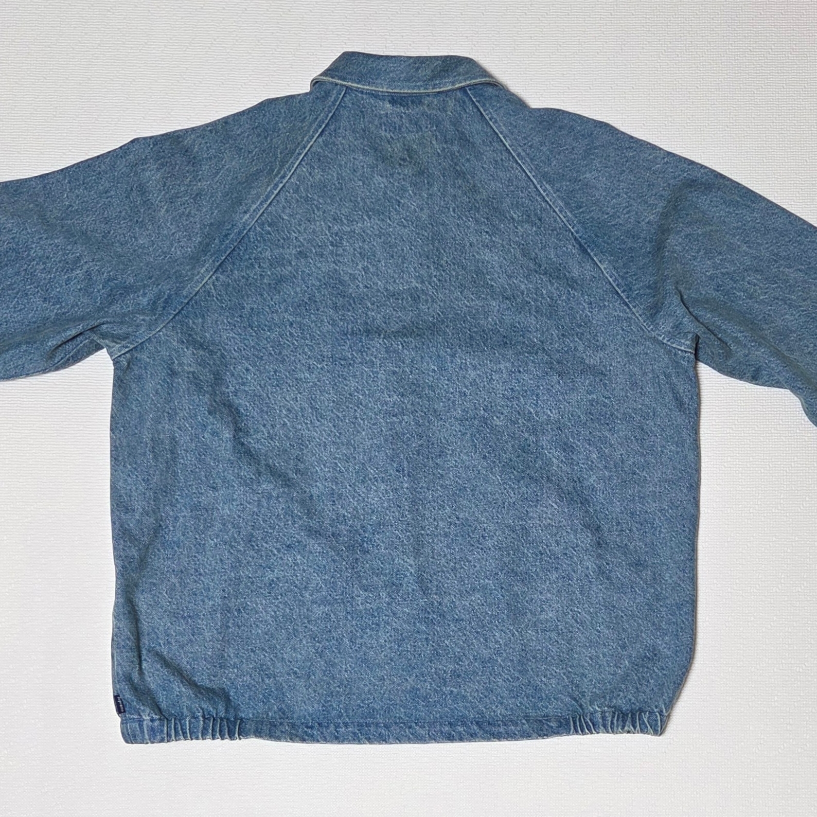 Supreme Arc Denim Coaches Jacket Washed Indigo - 25SS 착용 스타일 - 3