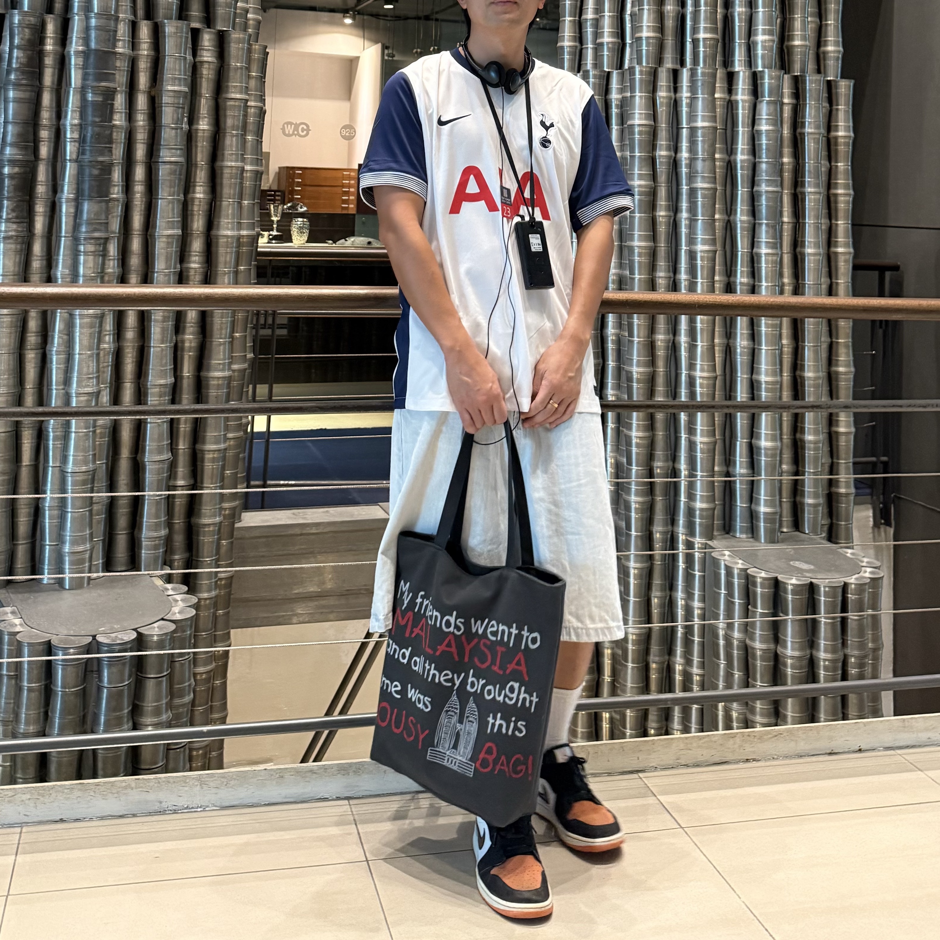 Nike Tottenham Hotspur 2024/25 Dri-Fit Stadium Home Jersey White (Non Marking Ver.) 착용 스타일