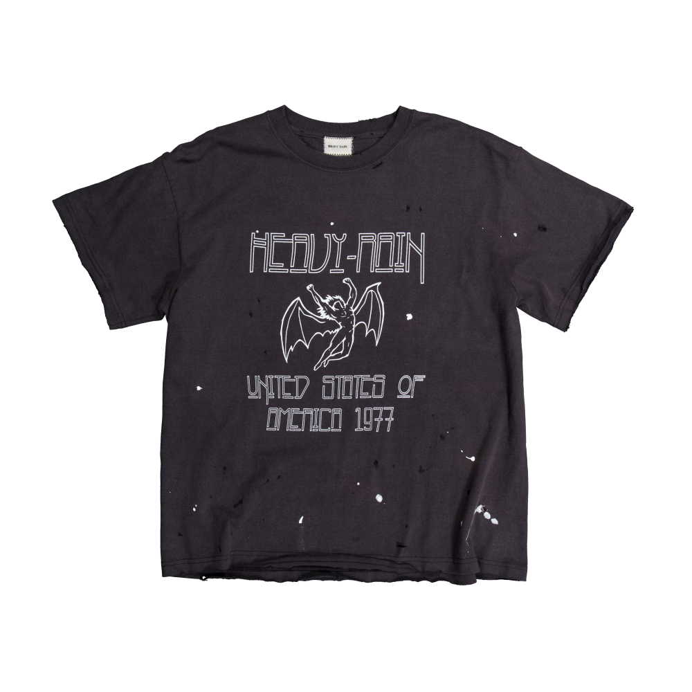25H-T001 Resurrection13 Vintage T-shirt Zaplin Black