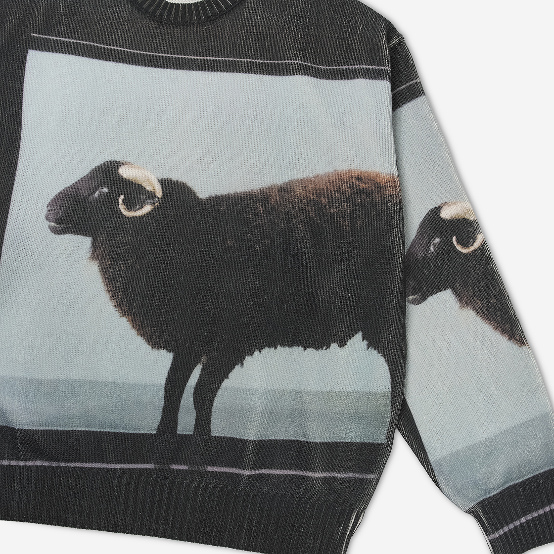 トップス supreme 25SS Damien Hirst Sweater L Supreme x Damien Hirst intarsia-knit Sweater | Black | FARFETCH