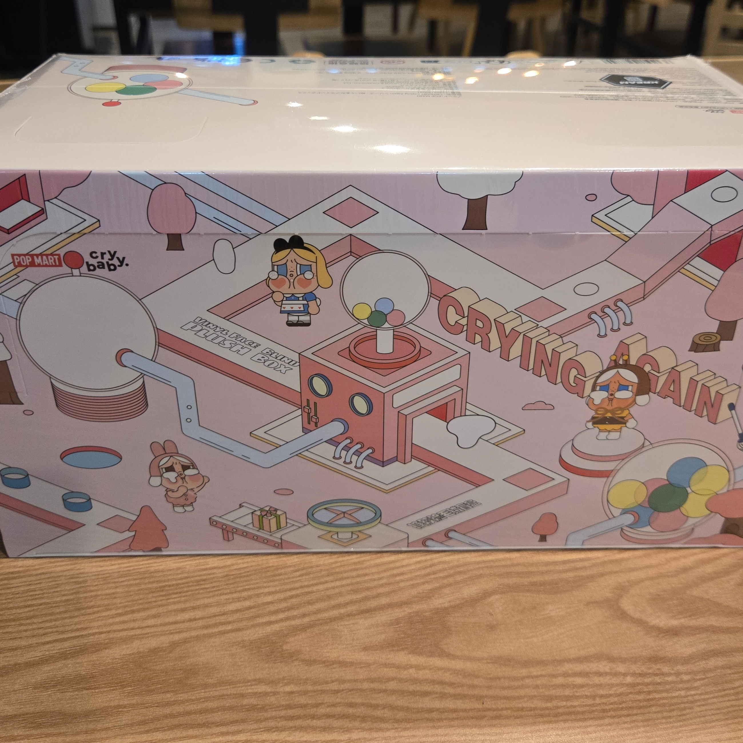 Pop Mart Crybaby Crying Again Series Plush Keyring Sealed Case (6 Blind Boxes) 착용 스타일 - 1