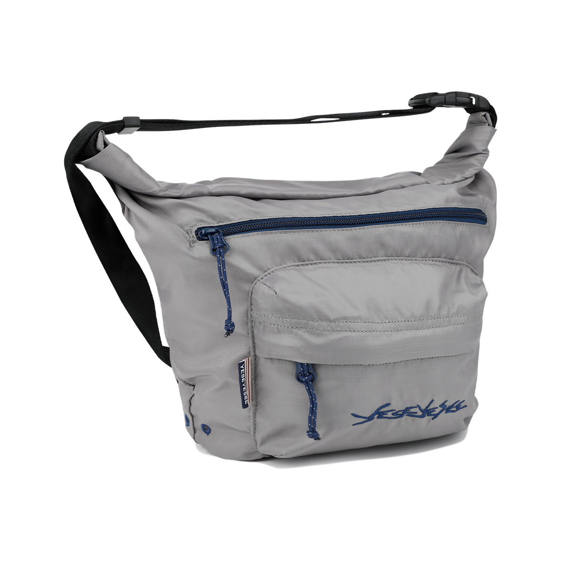 YS253TBASB01GRE YESEYESEE Y.E.S Roll Top Cross Bag Grey