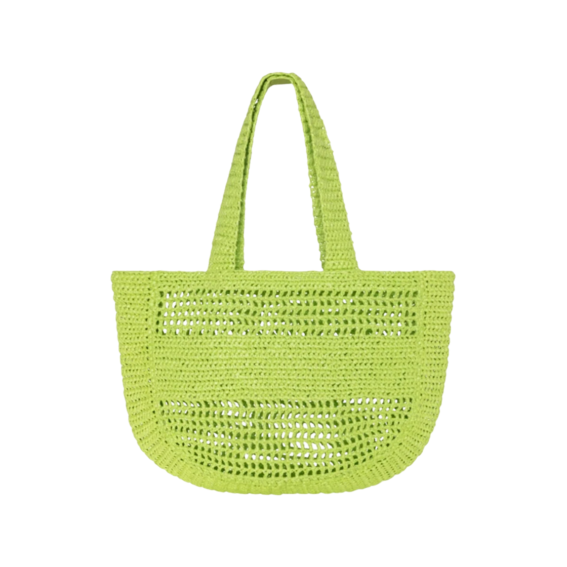 스투시 라피아 토트백 라임(Stussy Raffia Tote Bag Lime) - 2