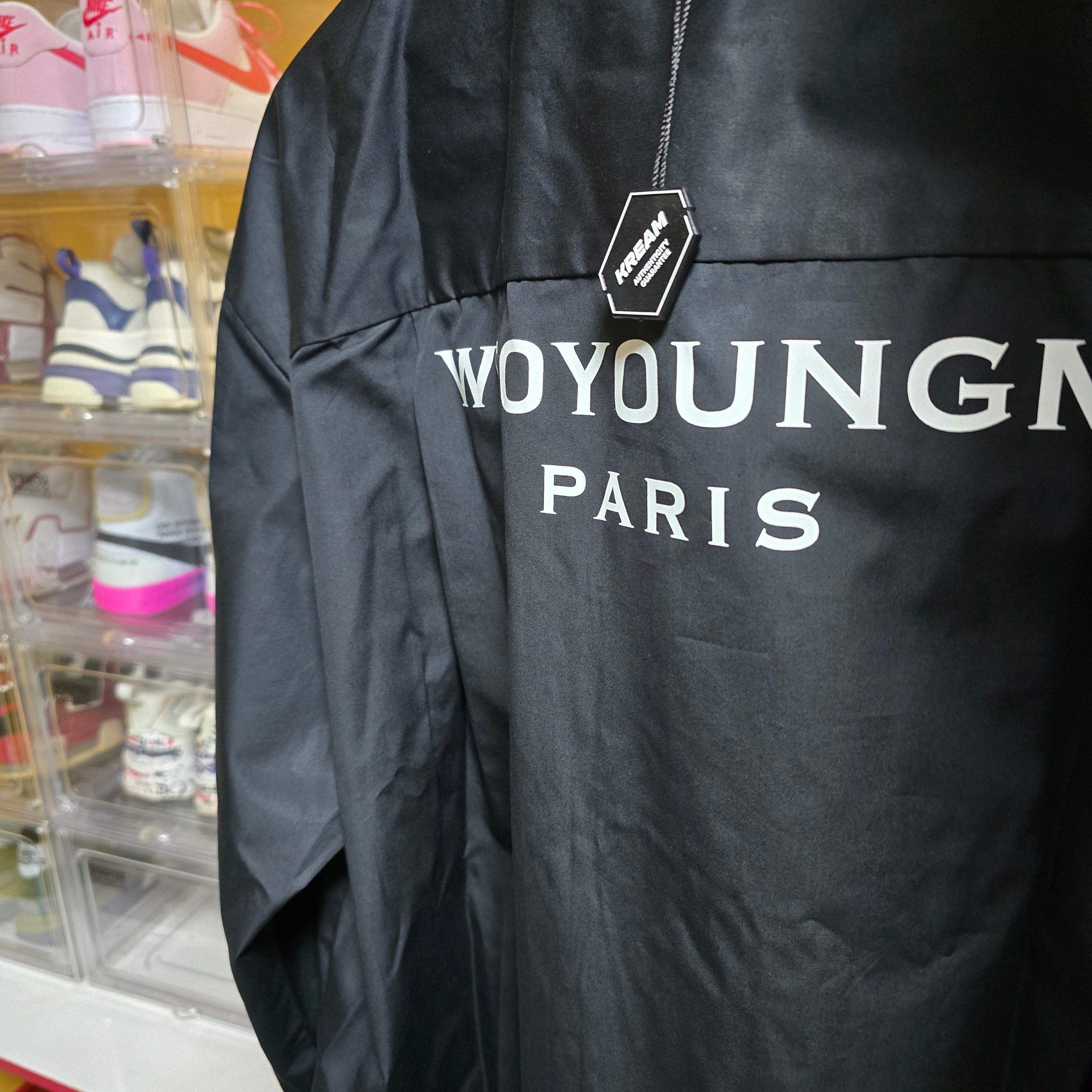 Wooyoungmi Cotton Back Logo Shirt Black - 25SS 착용 스타일