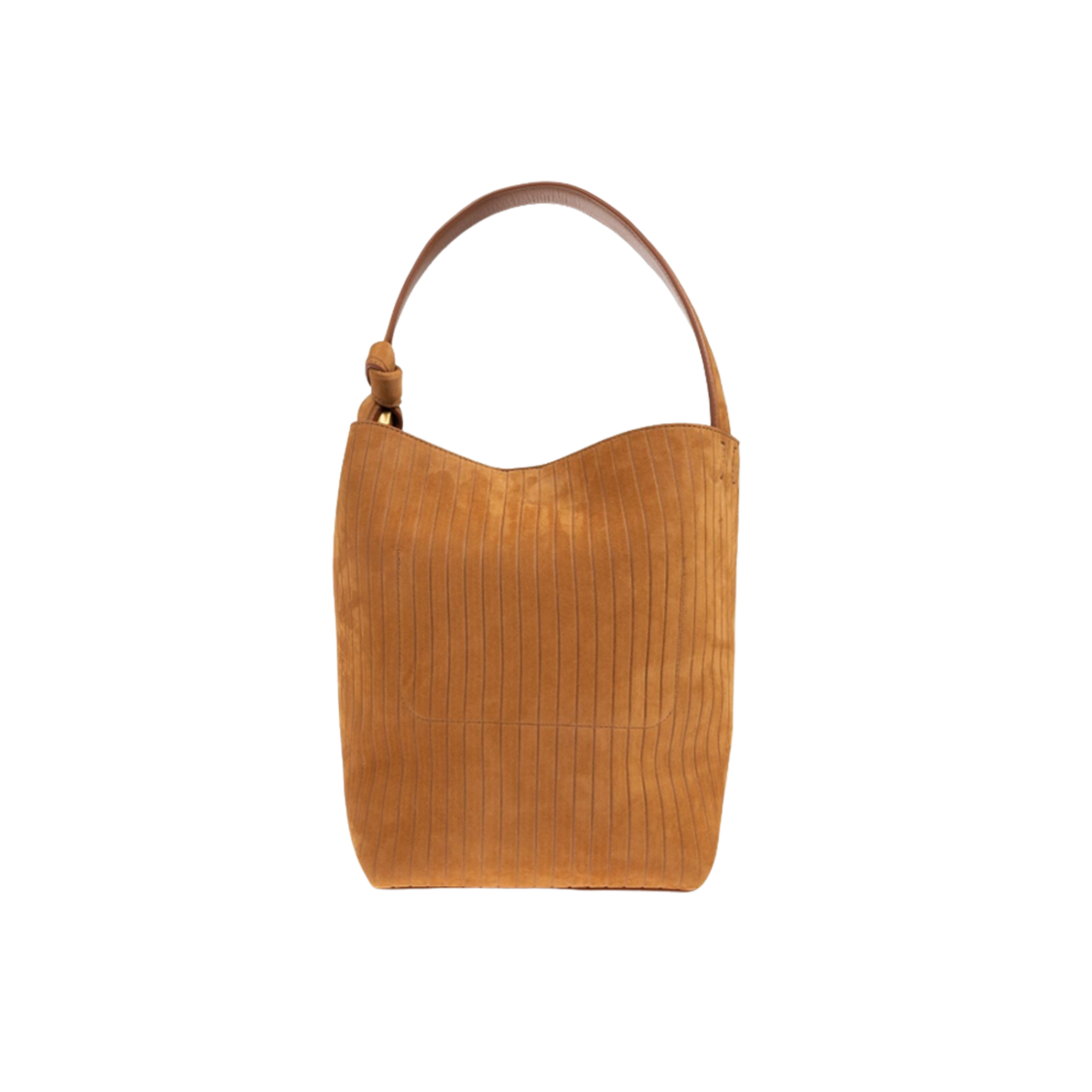 JW 앤더슨 더 JWA 코너 스웨이드 버킷백 브라운(JW Anderson The JWA Corner Suede Bucket Bag Brown) - 2
