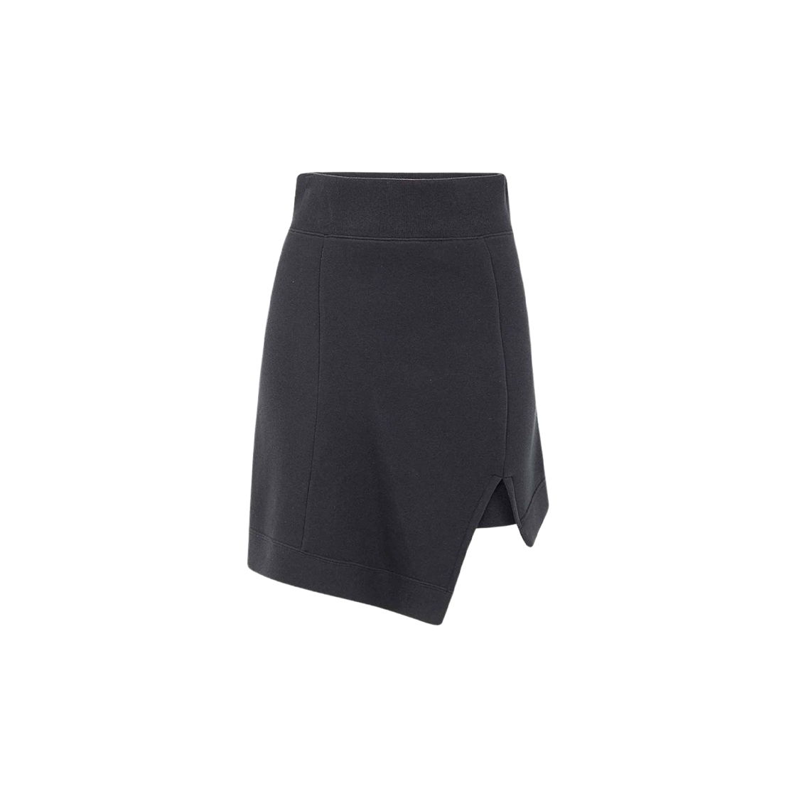 (W) 사카이 스폰지 스웨트 스커트 블랙((W) Sacai Sponge Sweat Skirt Black)