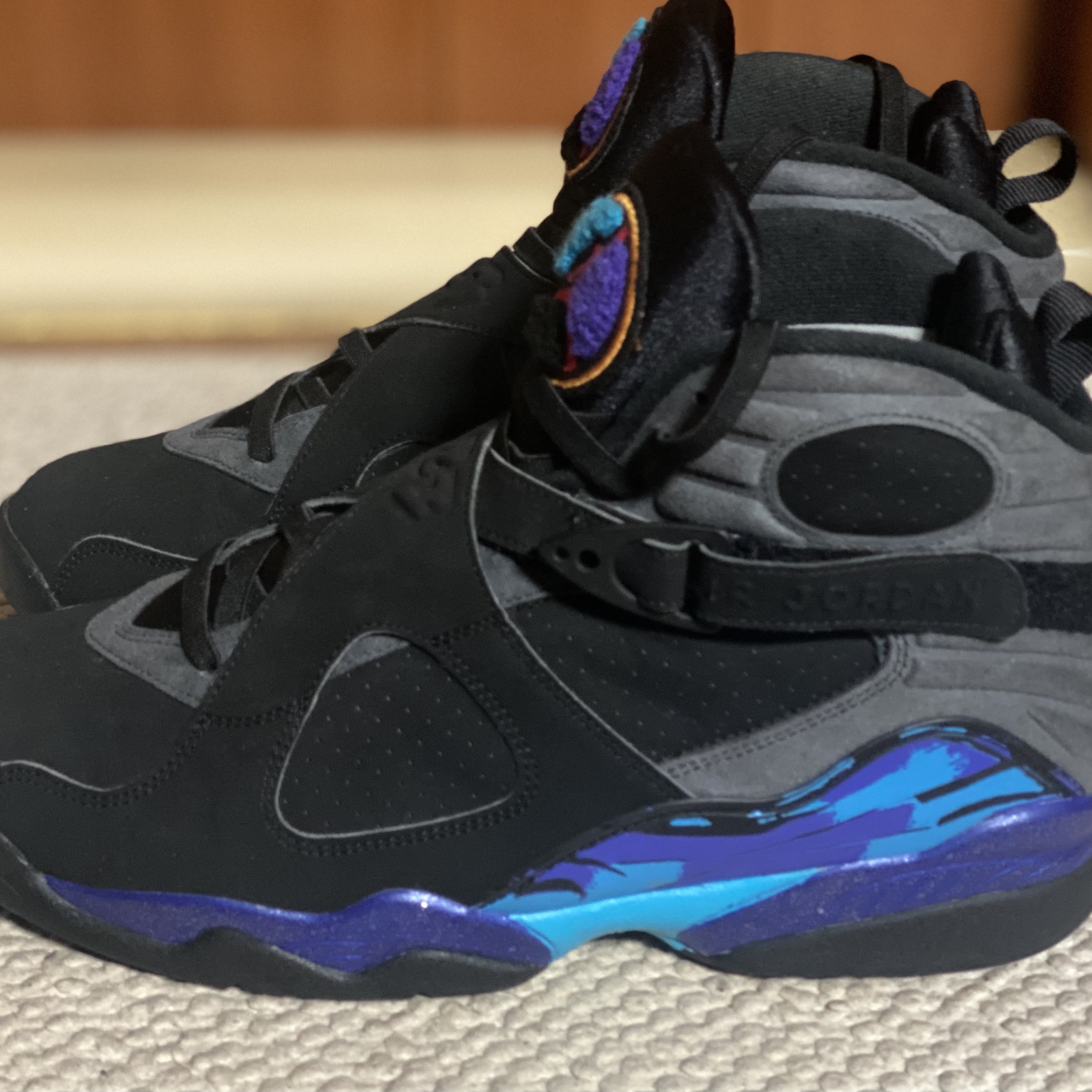 Jordan 8 Retro Aqua 2015 착용 스타일