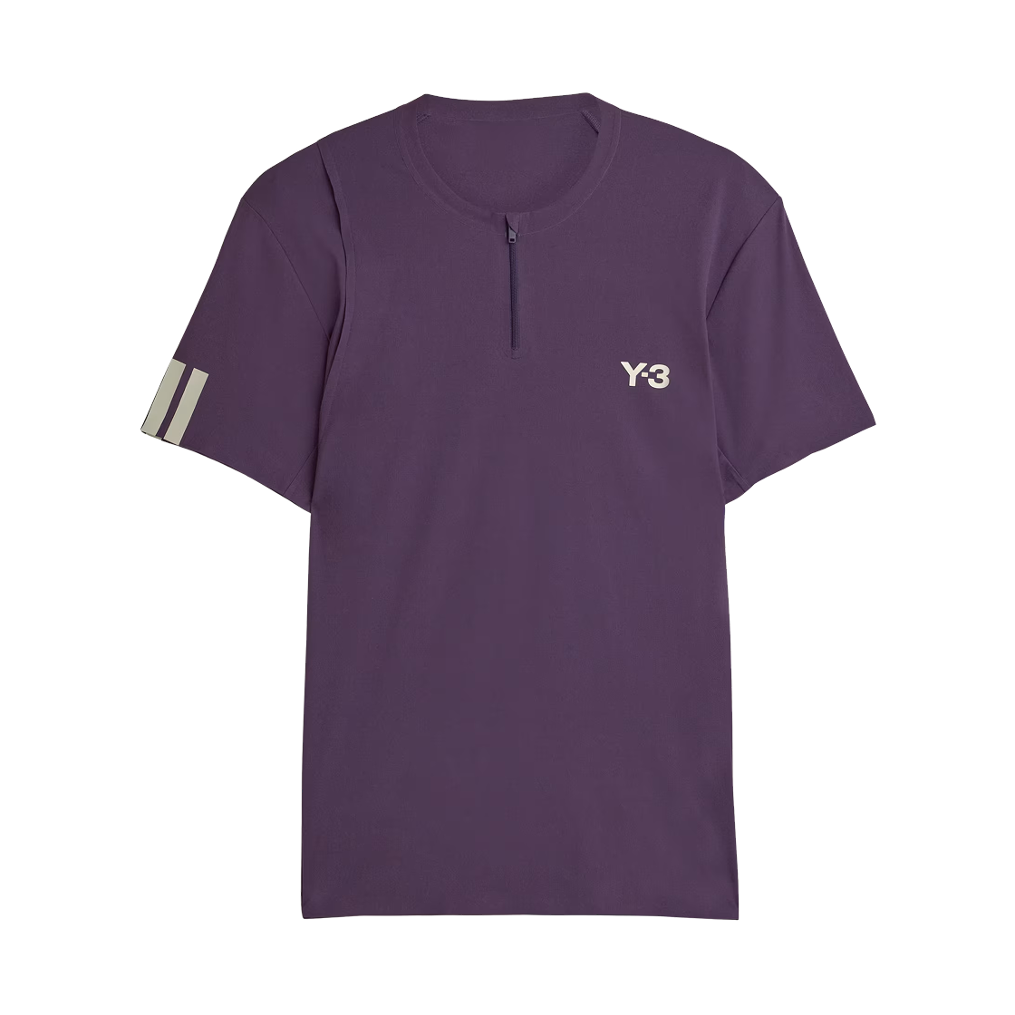 JN2992 Y-3 Tennis Pro FreeLift Zip T-Shirt Aurora Plum
