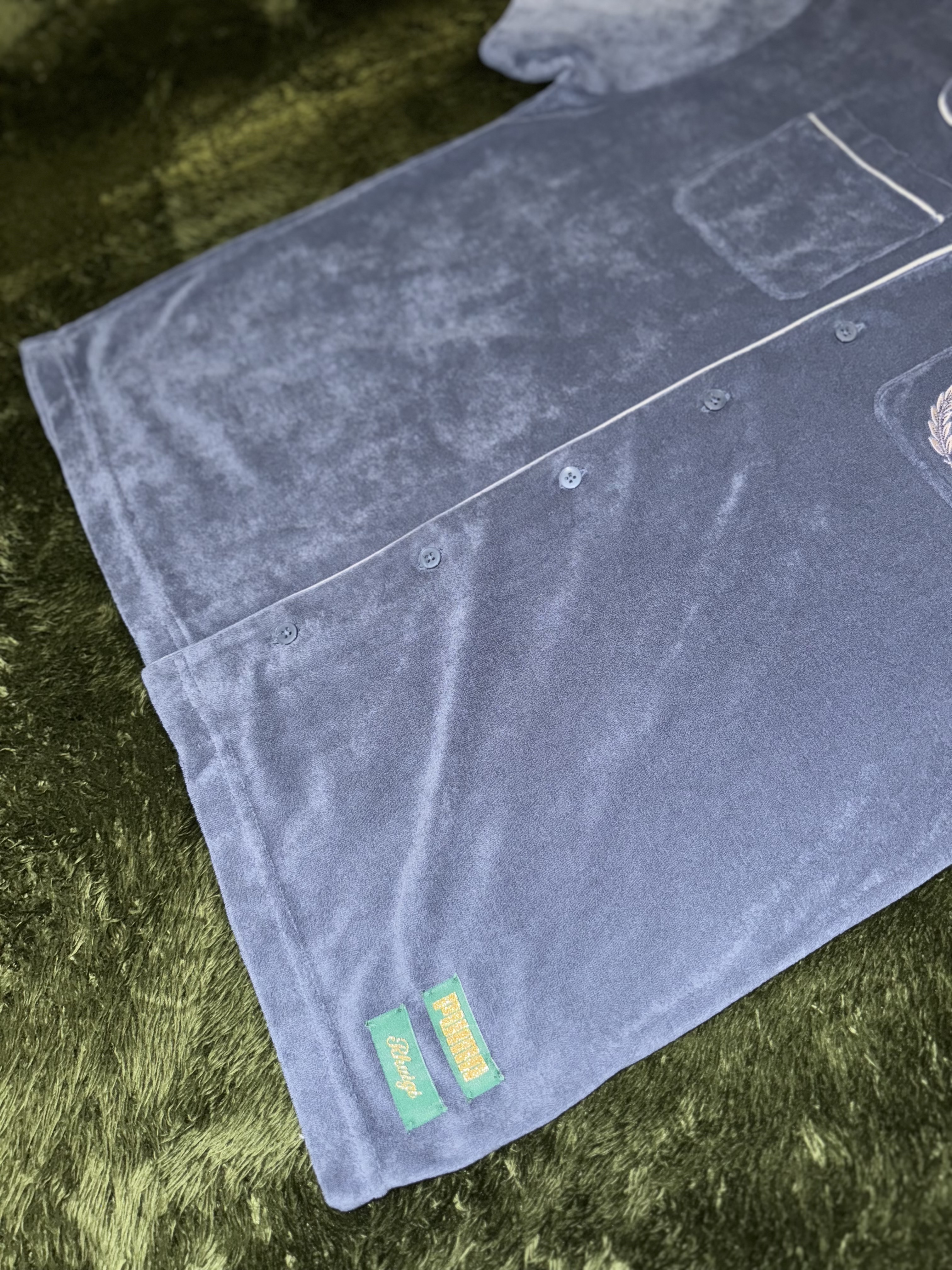 Puma x Rhuigi Shirt Inky Blue 착용 스타일 - 6