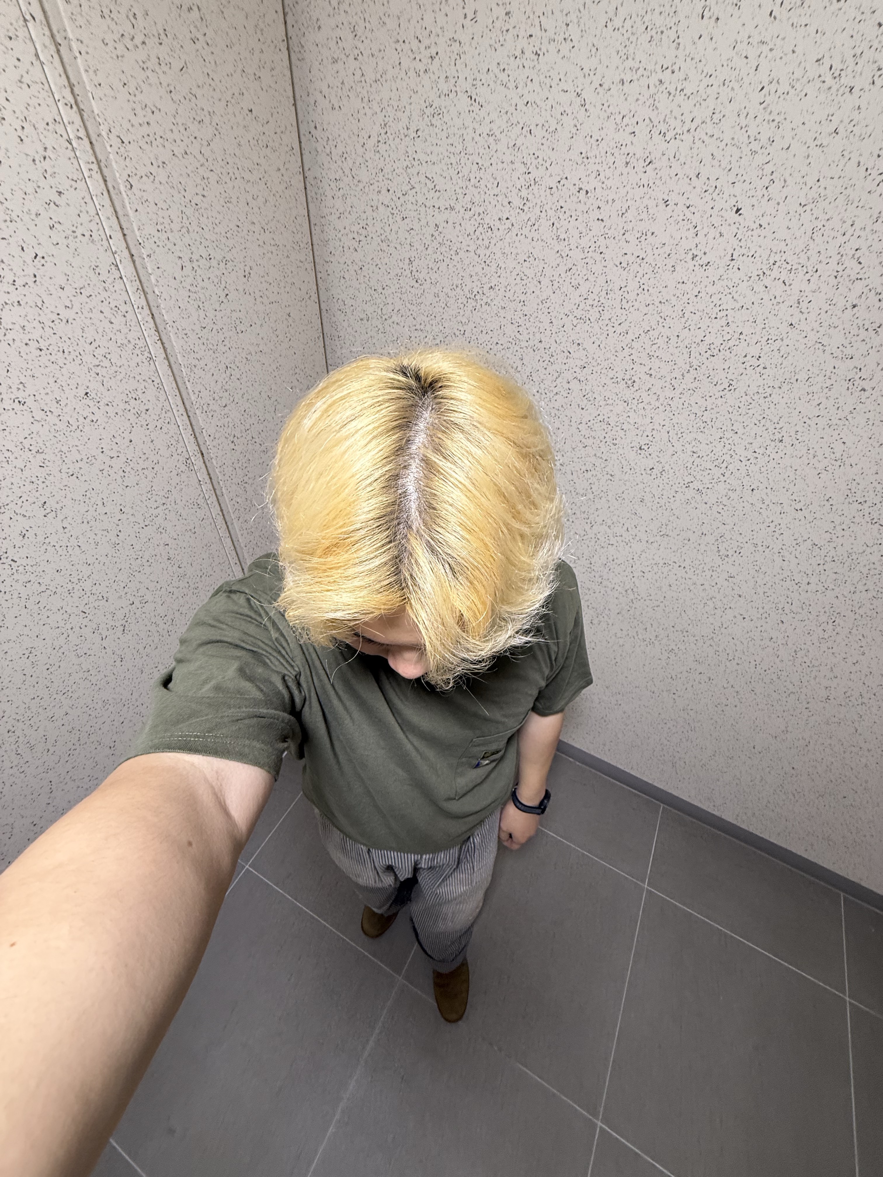 Kapital 20 Jersey Pennant T-Shirt 4 Flags Khaki, Kapital Liberty Hickory Fatigue Baggy Pants Rushfield Remake Hickory 착용 스타일 - 2