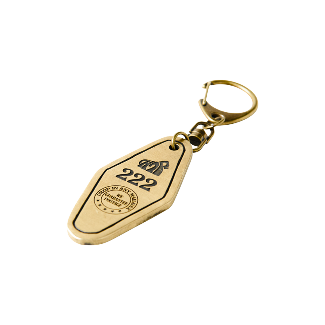 CH25N024 CH2P Hotel Keyring Brass
