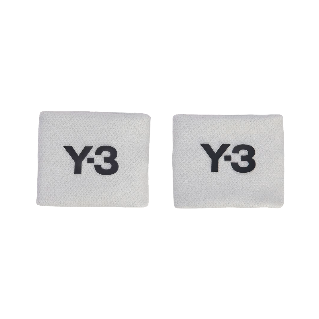 JW6134 Y-3 Small Tennis Wristbands Orbit Grey Black