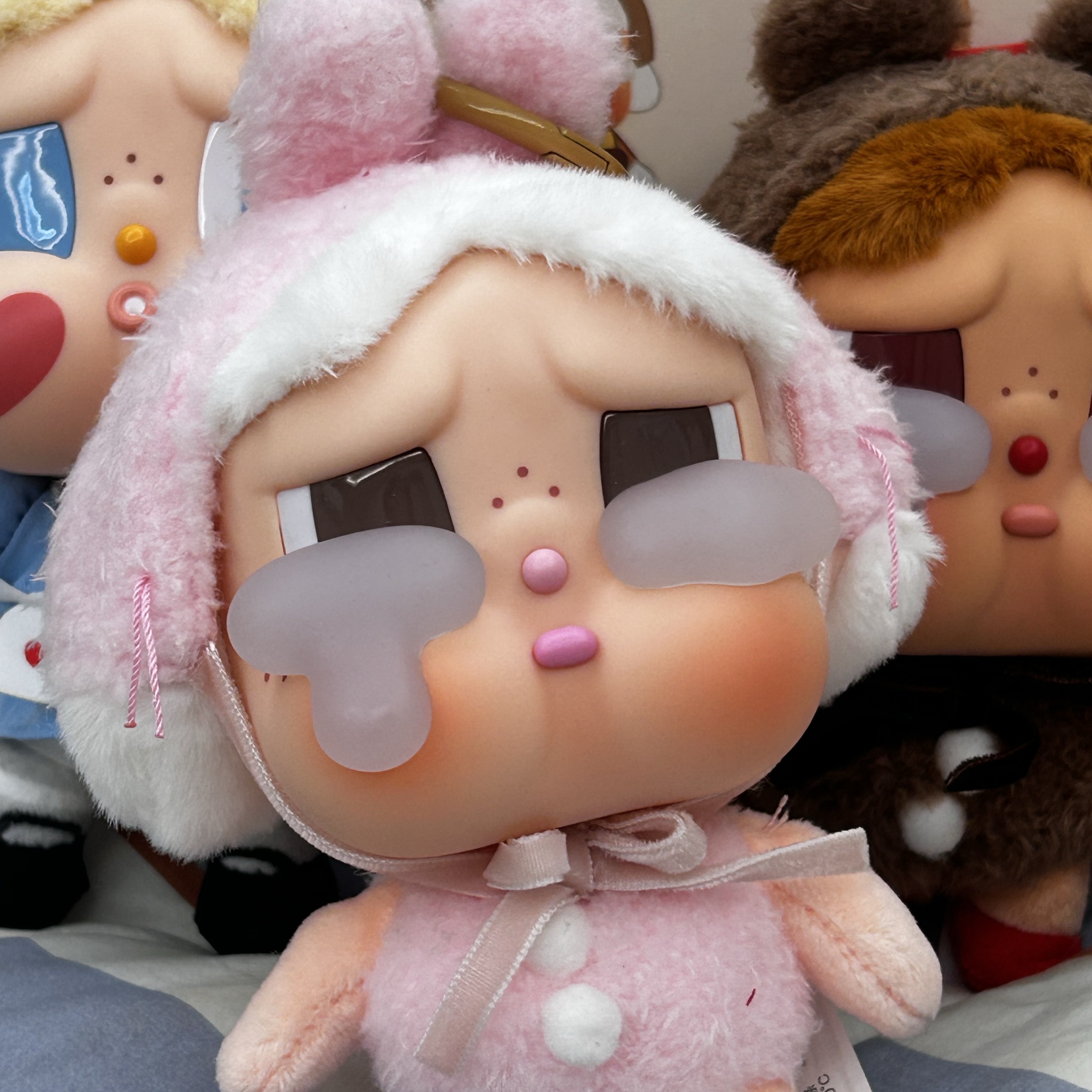 Pop Mart Crybaby Crying Again Series Plush Keyring Sealed Case (6 Blind Boxes) 착용 스타일 - 4