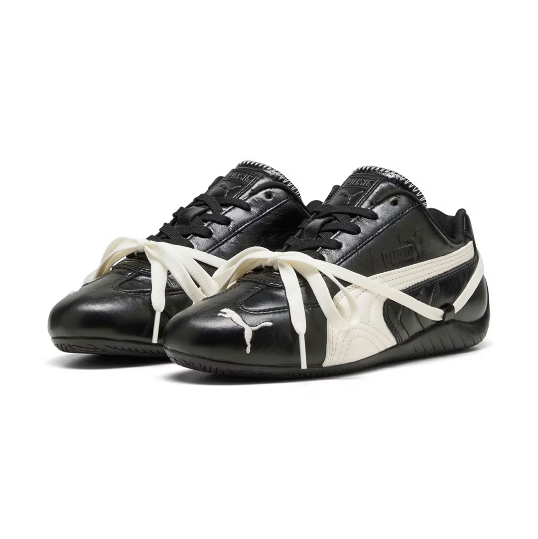 (W) Puma x Rosé Speedcat PRM Black Warm White 착용 스타일 - 2