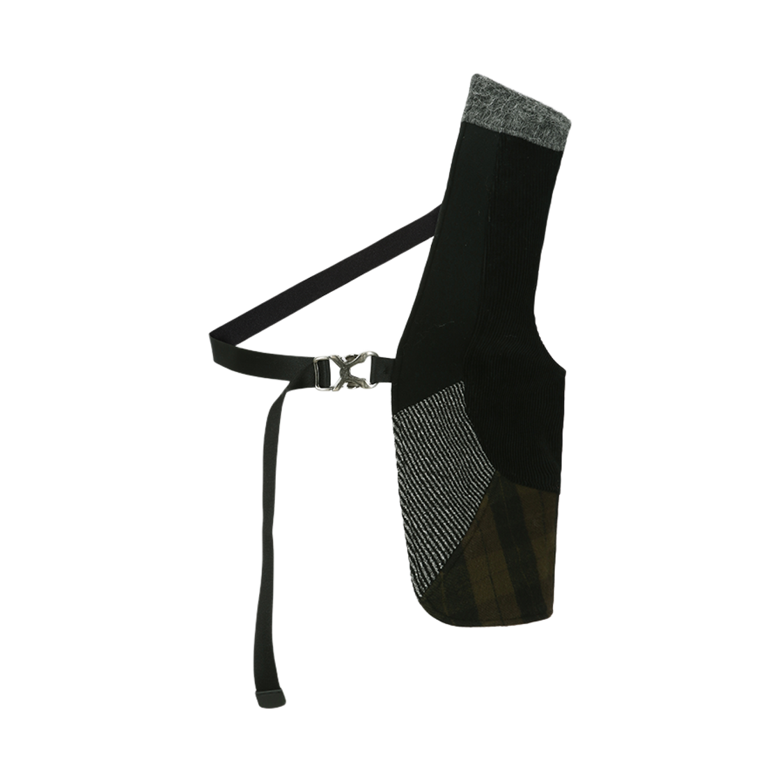 awa718m(MULTI) ADSB ANDERSSON BELL Patchwork One-Arm Vest Multi