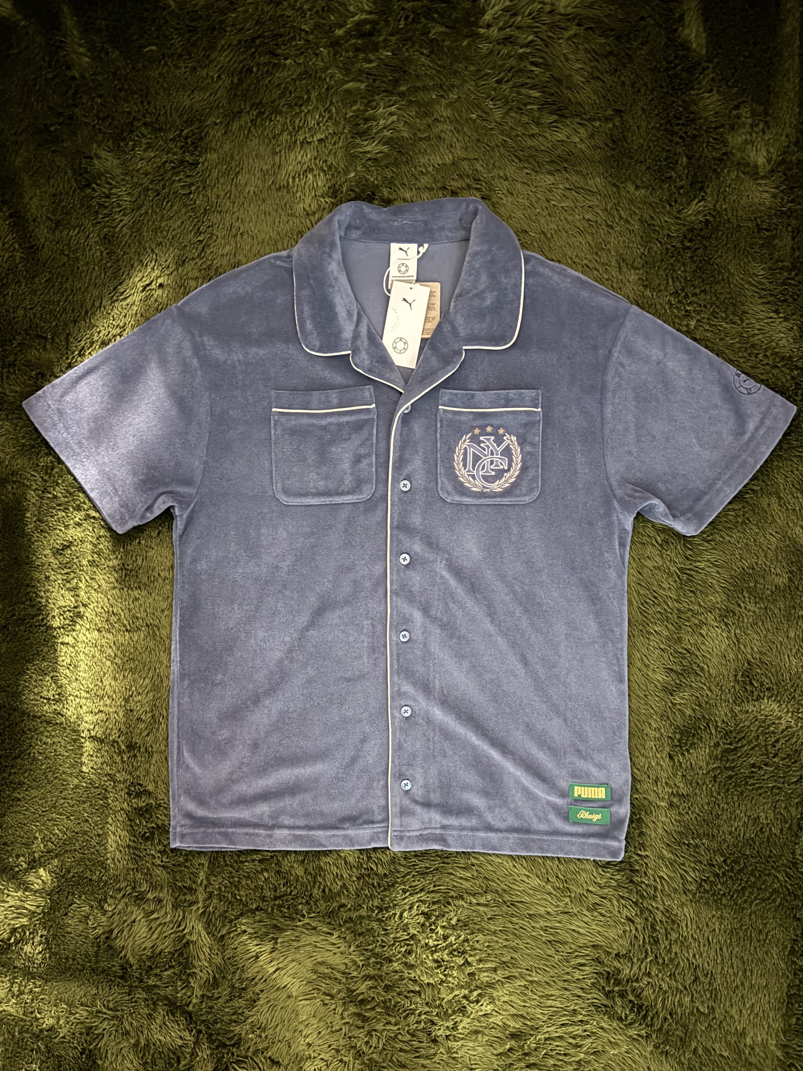 Puma x Rhuigi Shirt Inky Blue 착용 스타일 - 2
