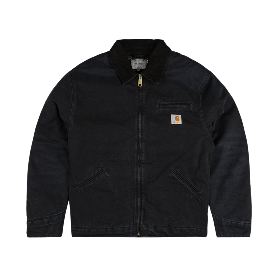 I035614-00E-4O Carhartt WIP OG Detroit Jacket Black Stone Canvas