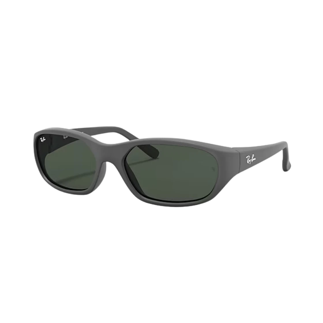 Ray-Ban Ray-Ban DADDY-O Matte Rubber Black Frame Green Lense · 59