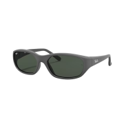 Ray-Ban DADDY-O Matte Rubber Black Frame Green Lense