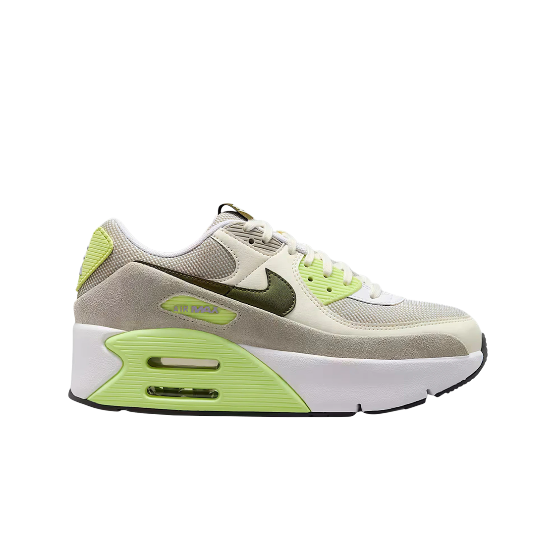 IB8061-100 (W) Nike Air Max 90 LV8 White Pale Ivory
