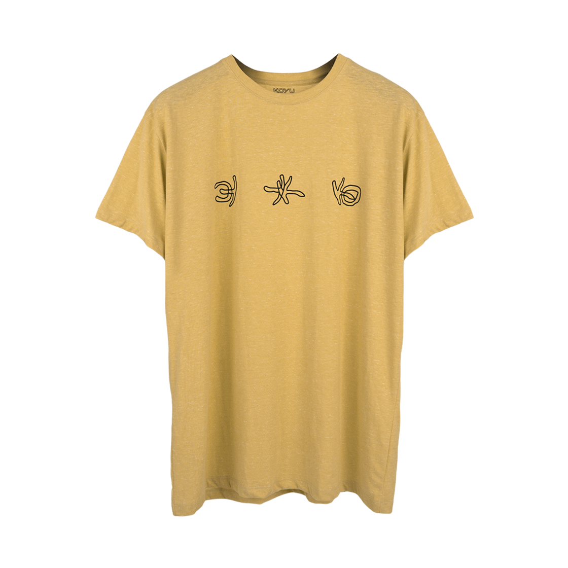 코유 에어 코튼 티셔츠 (옐로우)(Koyu Air Cotton T-shirt (Yellow)) - 2