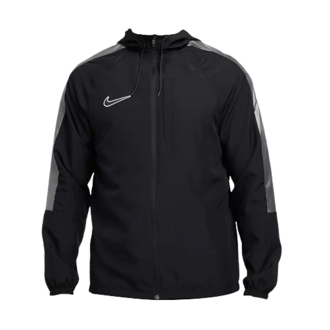 FZ0586-010 Nike Academy Water-Repellent Hooded Football Jacket Black White  - Asia