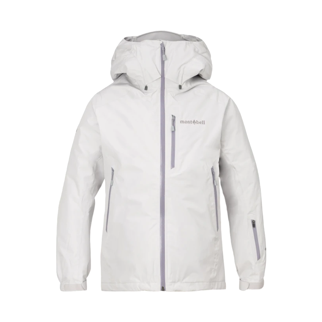 1102577 (W) Montbell Powder Glide Parka Light Gray
