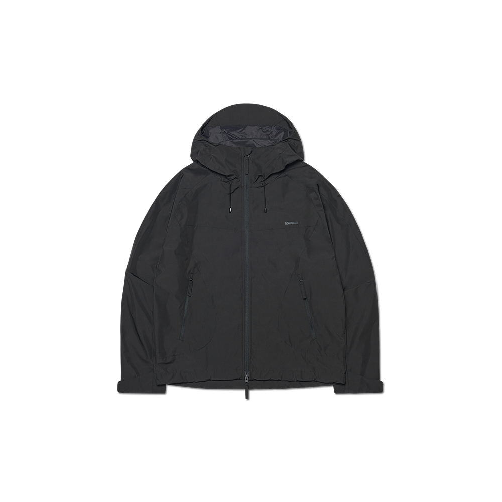 노매뉴얼 이스턴 윈드 쉘 블랙(NOMANUAL Easton Wind Shell Black)