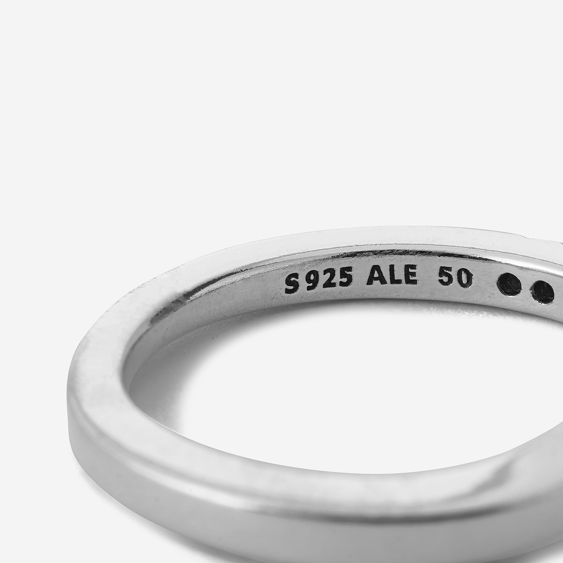 (W) 판도라 타임리스 위시 하프 스파클링 링 스털링 실버 클리어((W) Pandora Timeless Wish Half Sparkling Ring Sterling Silver Clear) - 3