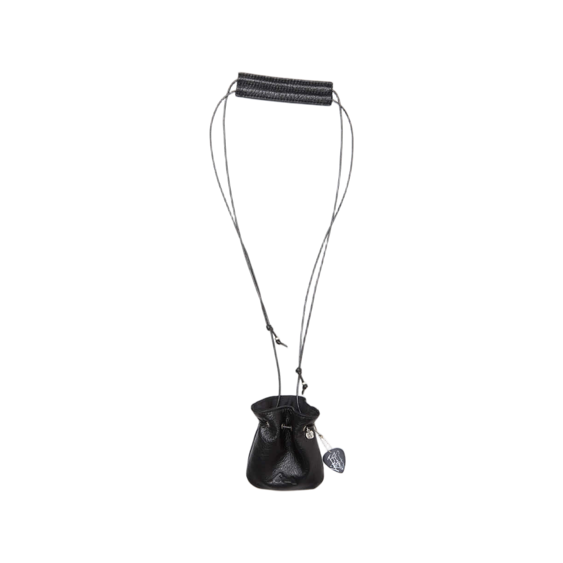 - Hatchingroom x Shirakami Woods Leather Pick Pouch Black