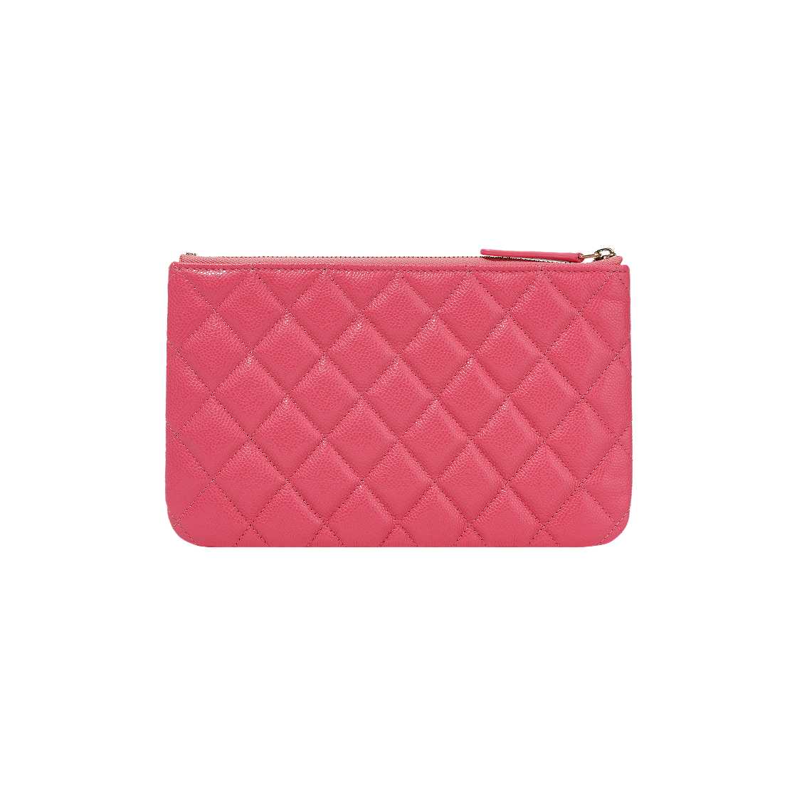 샤넬 클래식 스몰 케이스 그레인드 샤이니 카프스킨 & 골드 메탈 핑크(Chanel Small Classic Pouch Grained Shiny Calfskin & Gold Pink) - 2