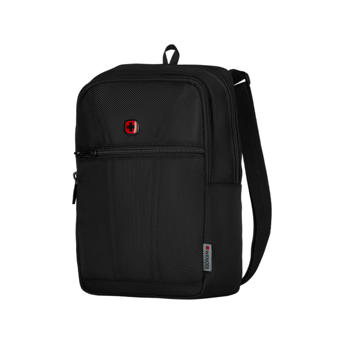 웽거 BC 퍼스트 버티컬 크로스바디 백 블랙(WENGER BC First Vertical Crossbody Bag Black) - 1