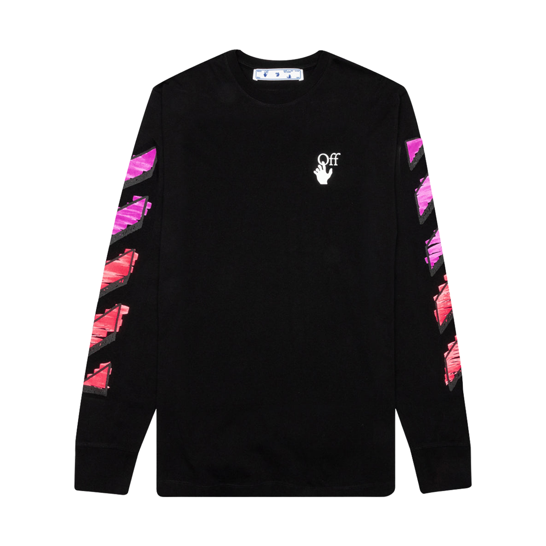 오프화이트 마커 롱슬리브 티셔츠 블랙(Off-White Marker Long Sleeve T-Shirt Black) - 1
