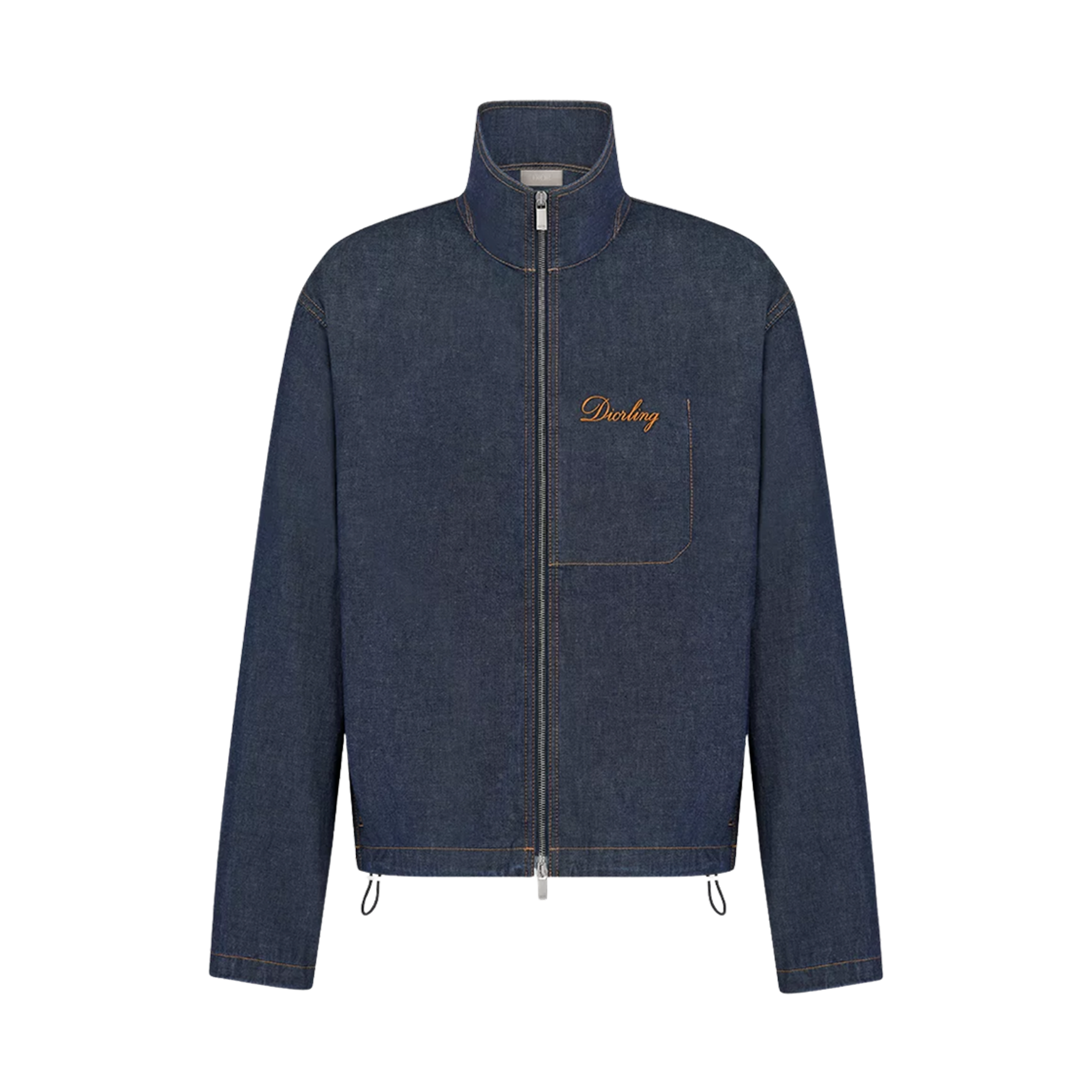 디올 디올링 데님 블루종 자켓 네이비 블루(Dior Diorling Denim Blouson Navy Blue)