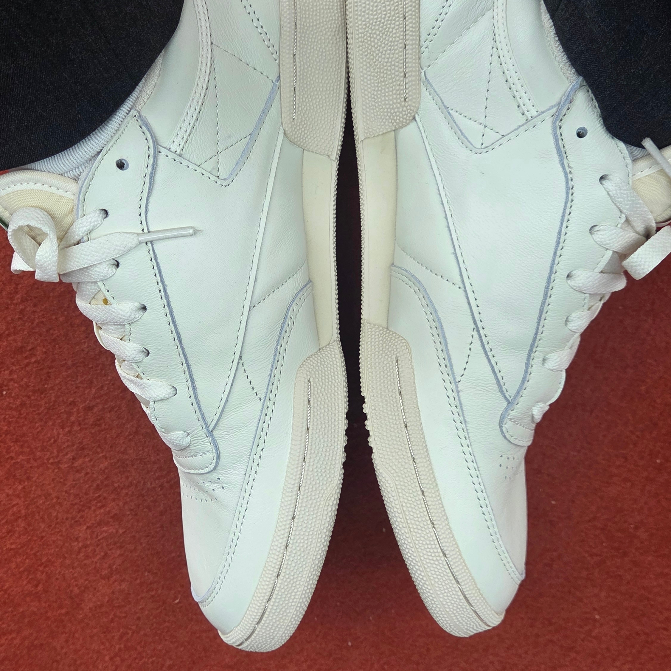 Reebok Club C 85 Vintage Chalk Green 착용 스타일 - 2