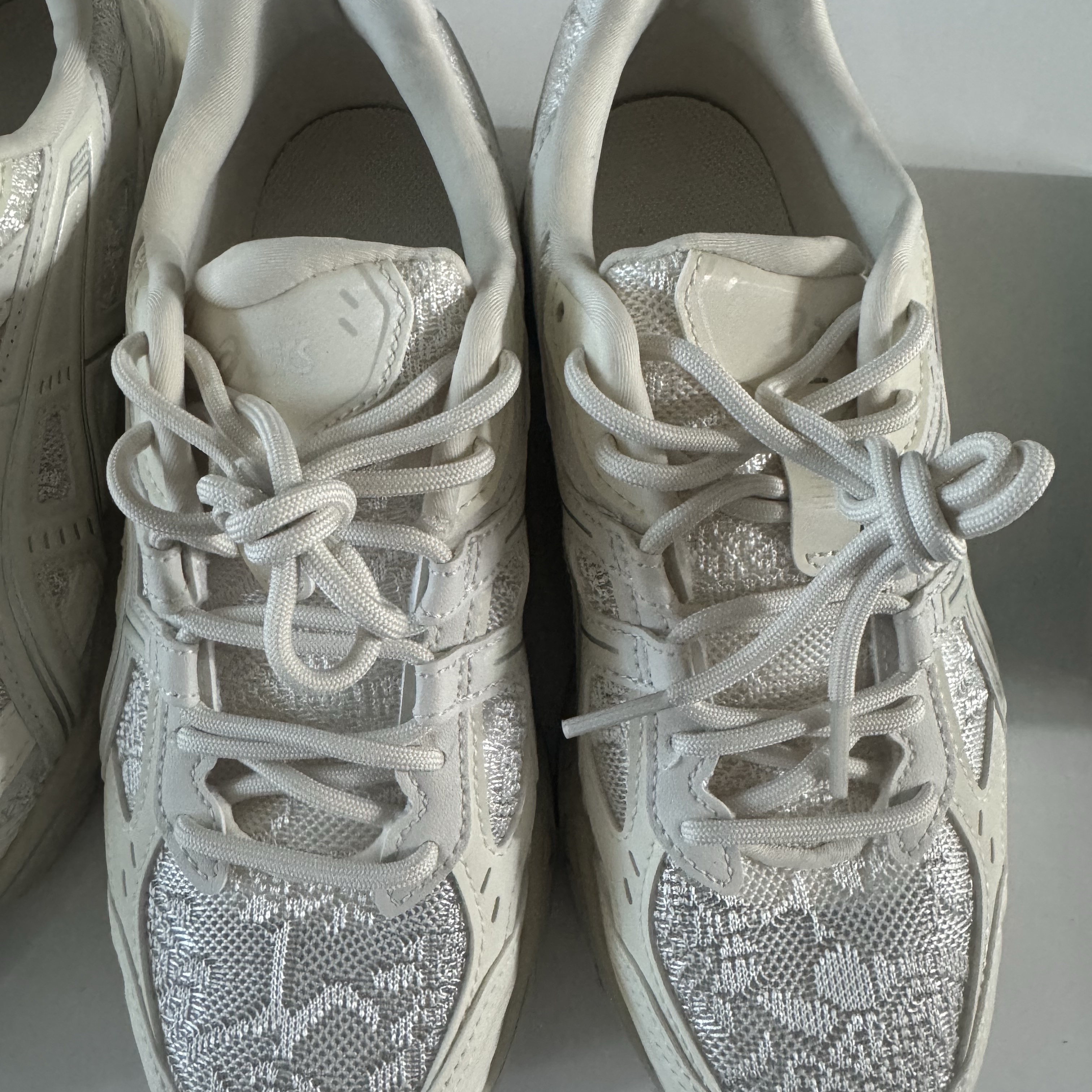 Asics Gel-Nunobiki Cream Pure Silver 착용 스타일 - 2
